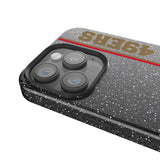 San Francisco 49ers Historic Collection Sidebar Black Bling Phone Case for Apple iPhone