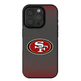 San Francisco 49ers Linen Bump Phone Case for Apple iPhone