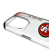 San Francisco 49ers Linen Clear Phone Case for Apple iPhone