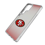 San Francisco 49ers Linen Clear Phone Case for Samsung Galaxy