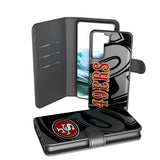 San Francisco 49ers Monocolor Tilt Wallet Phone Case for Samsung Galaxy