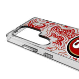 San Francisco 49ers Paisley Clear Phone Case for Samsung Galaxy