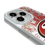 San Francisco 49ers Paisley Glitter Phone Case for Apple iPhone