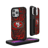 San Francisco 49ers Paisley Rugged Phone Case for Apple iPhone