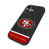 San Francisco 49ers Personalized EndZone Plus Bump Phone Case for Apple iPhone