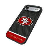 San Francisco 49ers Personalized EndZone Plus Bump Phone Case for Apple iPhone