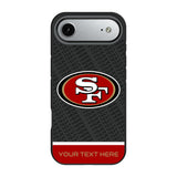 San Francisco 49ers Personalized EndZone Plus Bump Phone Case for Apple iPhone 17 Series