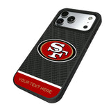 San Francisco 49ers Personalized EndZone Plus Bump Phone Case for Apple iPhone