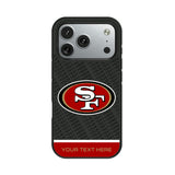 San Francisco 49ers Personalized EndZone Plus Bump Phone Case for Apple iPhone