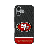 San Francisco 49ers Personalized EndZone Plus Bump Phone Case for Apple iPhone 17 Series