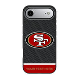 San Francisco 49ers Personalized EndZone Plus Bump Phone Case for Apple iPhone