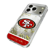 San Francisco 49ers Personalized EndZone Plus Glitter Phone Case for Apple iPhone