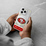 San Francisco 49ers Personalized EndZone Plus Glitter Phone Case for Apple iPhone
