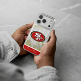 San Francisco 49ers Personalized EndZone Plus Glitter Phone Case for Apple iPhone