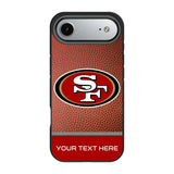 San Francisco 49ers Personalized Football Bump Phone Case for Apple iPhone