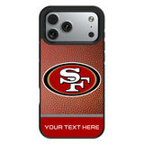San Francisco 49ers Personalized Football Bump Phone Case for Apple iPhone