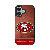 San Francisco 49ers Personalized Football Bump Phone Case for Apple iPhone