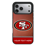 San Francisco 49ers Personalized Football Bump Phone Case for Apple iPhone