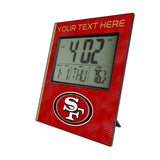 San Francisco 49ers Personalized Hatch Wall Clock