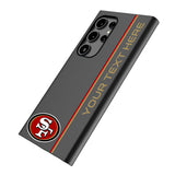 San Francisco 49ers Personalized Sidebard MagSafe Compatible Phone Case for Samsung Galaxy