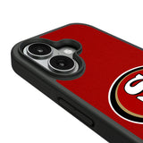 San Francisco 49ers Personalized Stripe Bump Phone Case for Apple iPhone