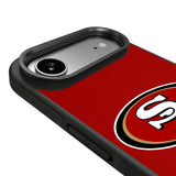 San Francisco 49ers Personalized Stripe Bump Phone Case for Apple iPhone