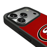 San Francisco 49ers Personalized Stripe Bump Phone Case for Apple iPhone