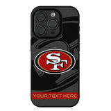 San Francisco 49ers Personalized Tilt Bump Phone Case for Apple iPhone