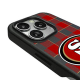 San Francisco 49ers Plaid MagSafe Compatible Phone Case for Apple iPhone