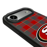 San Francisco 49ers Plaid MagSafe Compatible Phone Case for Apple iPhone