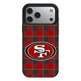 San Francisco 49ers Plaid MagSafe Compatible Phone Case for Apple iPhone