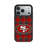 San Francisco 49ers Plaid MagSafe Compatible Phone Case for Apple iPhone
