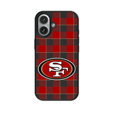 San Francisco 49ers Plaid MagSafe Compatible Phone Case for Apple iPhone