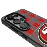 San Francisco 49ers Plaid MagSafe Compatible Phone Case for Samsung Galaxy 26 Series