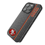 San Francisco 49ers Sidebar Black Bling Phone Case for Apple iPhone