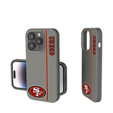 San Francisco 49ers Sidebar Soft Touch Phone Case for Apple iPhone
