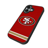 San Francisco 49ers Stripe Bump Phone Case for Apple iPhone