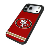 San Francisco 49ers Stripe Bump Phone Case for Apple iPhone
