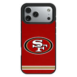 San Francisco 49ers Stripe Bump Phone Case for Apple iPhone