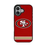 San Francisco 49ers Stripe Bump Phone Case for Apple iPhone