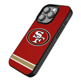 San Francisco 49ers Stripe Bump Phone Case for Apple iPhone