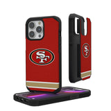 San Francisco 49ers Stripe Rugged Phone Case for Apple iPhone