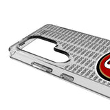 San Francisco 49ers Text Backdrop Clear Phone Case for Samsung Galaxy