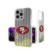 San Francisco 49ers Text Backdrop Glitter Phone Case for Apple iPhone