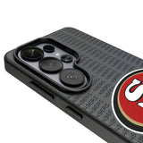 San Francisco 49ers Text Backdrop MagSafe Compatible Phone Case for Samsung Galaxy 26 Series