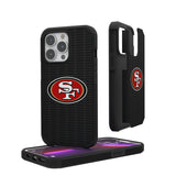 San Francisco 49ers Text Backdrop Rugged Phone Case for Apple iPhone