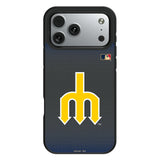 Seattle Mariners 1977-1980 - Cooperstown Collection Linen Bump Phone Case for Apple iPhone