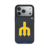 Seattle Mariners 1977-1980 - Cooperstown Collection Linen MagSafe Compatible Phone Case for Apple iPhone