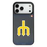Seattle Mariners 1977-1980 - Cooperstown Collection Linen MagSafe Compatible Phone Case for Apple iPhone
