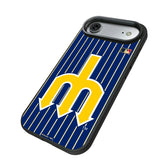 Seattle Mariners 1977-1980 - Cooperstown Collection Pinstripe Bump Phone Case for Apple iPhone